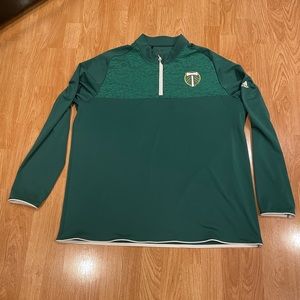 1/4 zip Portland Timbers shirt